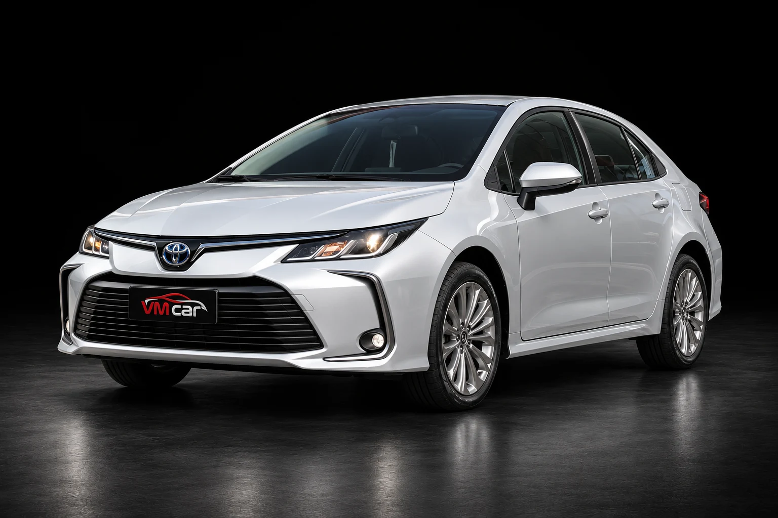 Toyota Corolla XEi, imagem ilustrativa com placa VM Car