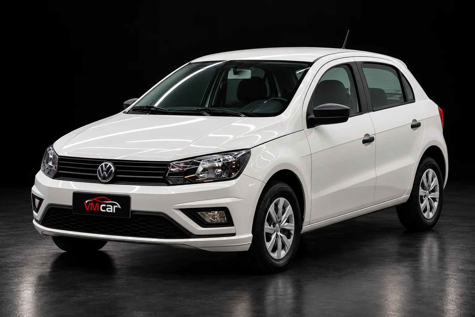 Volkswagen Gol G8, imagem ilustrativa com placa VM Car