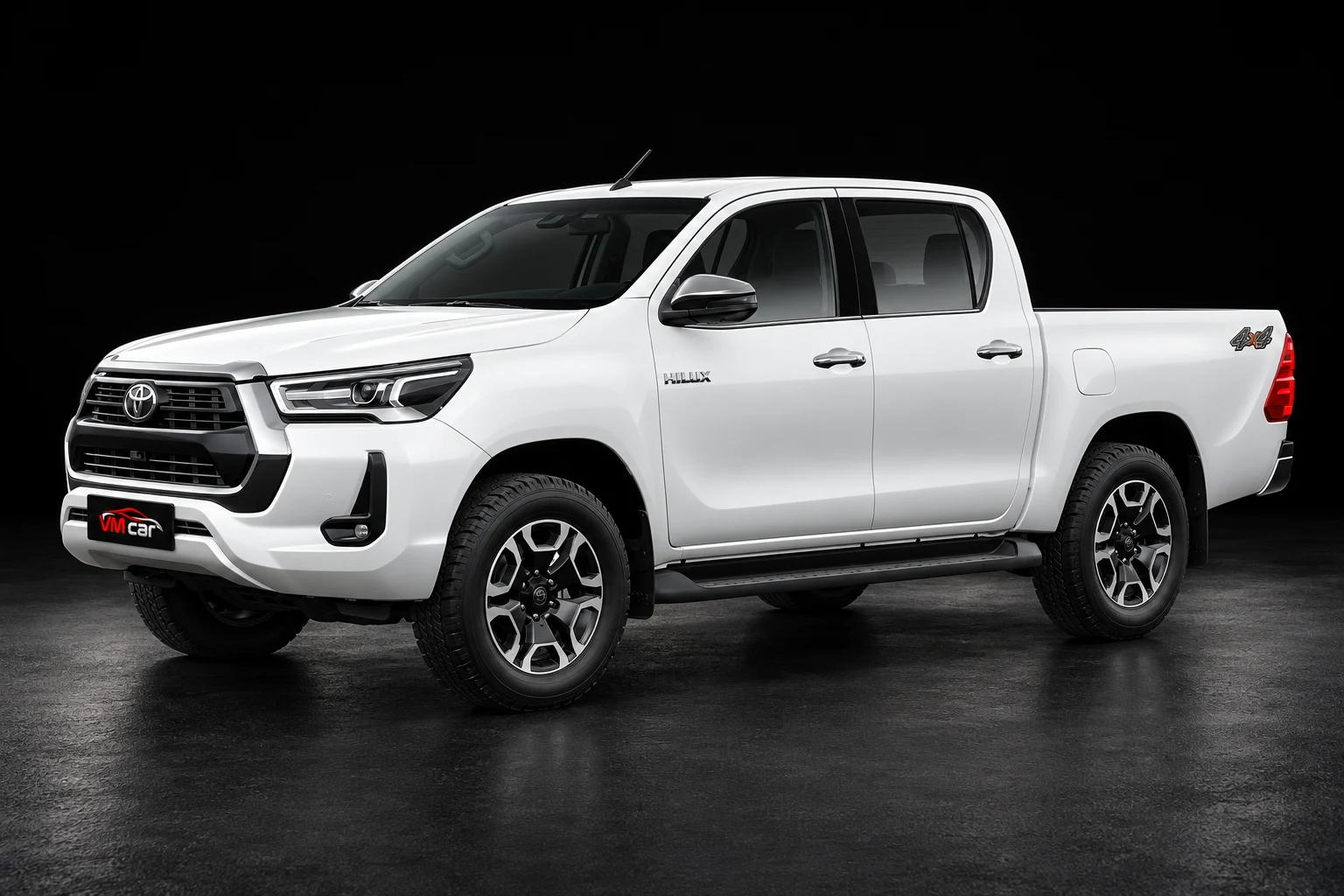 Toyota Hilux SRX, imagem ilustrativa com placa VM Car