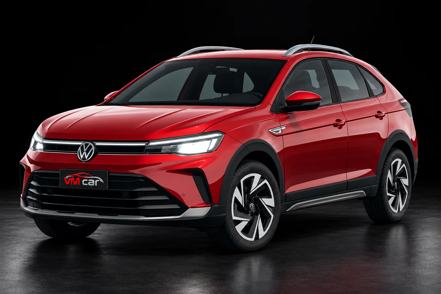 Volkswagen Nivus Highline, imagem ilustrativa com placa VM Car
