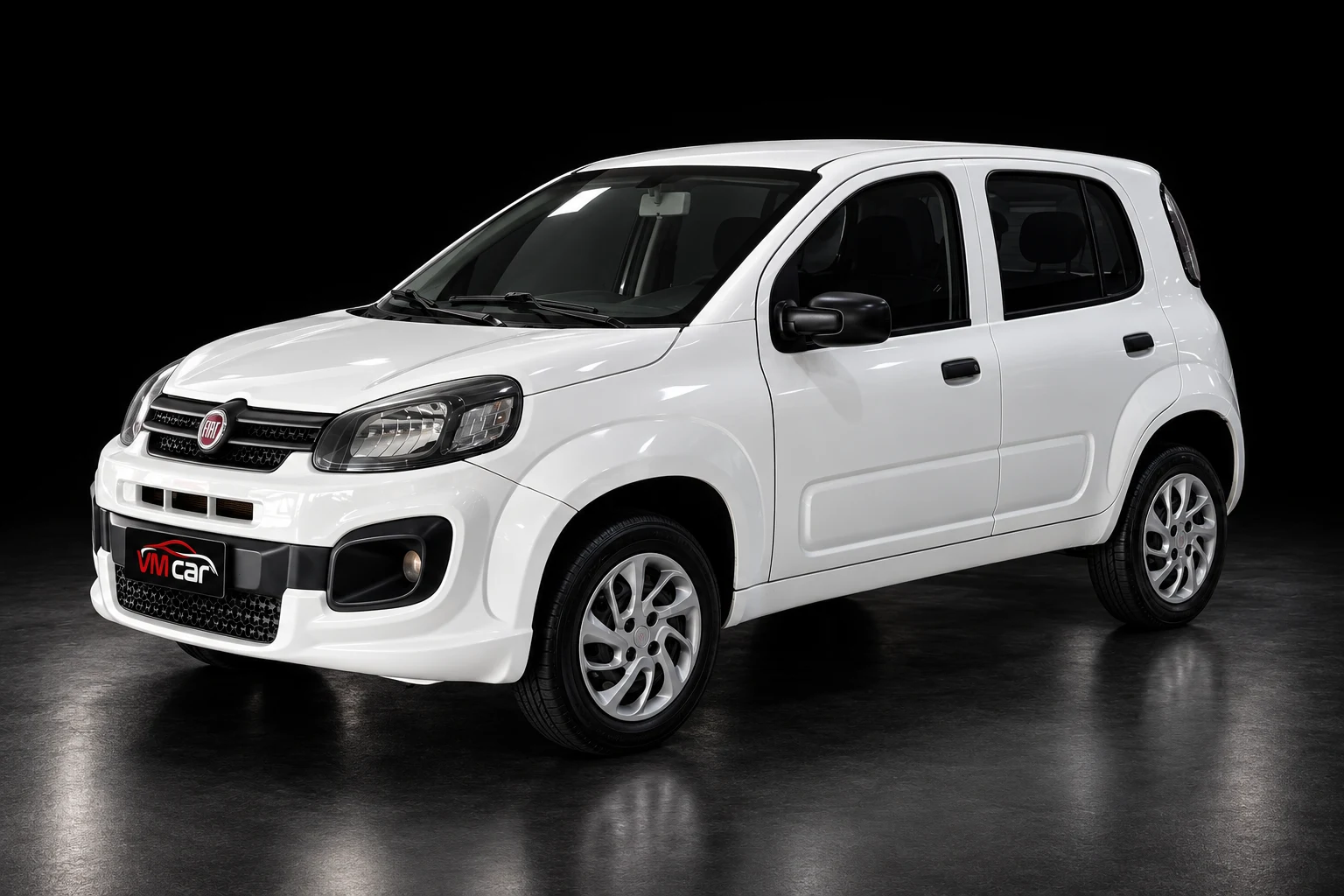 Fiat Uno, imagem ilustrativa com placa VM Car